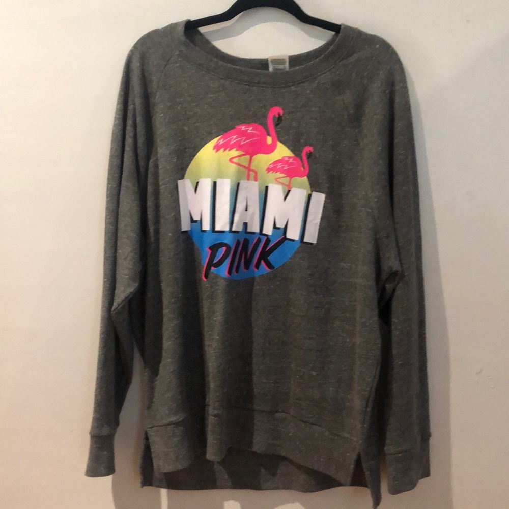 Sweater, PINK, flamingo Miami